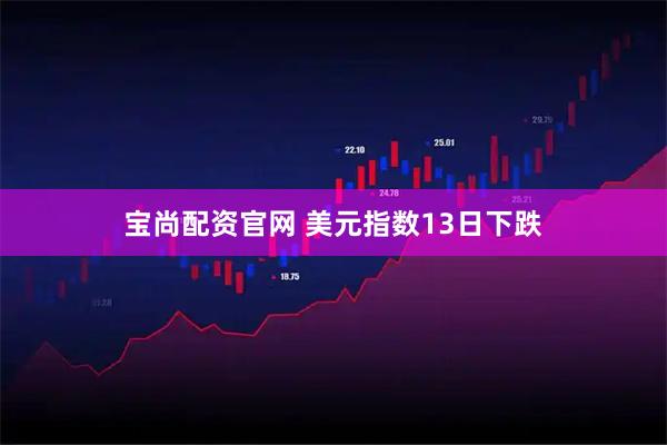 宝尚配资官网 美元指数13日下跌